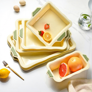 OEM ODM Food Safe <b>Silicone</b> Kitchen Bakeware <b>Mould</b> Square Rectangle Toast Bread Cake Pan Tray Baking Molds - Product Image 4