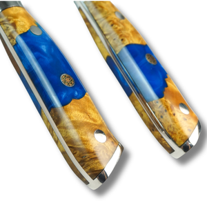 Couteau de <span class=keywords><strong>boucher</strong></span> professionnel de luxe, lame Damas VG10, 60 HRC, super tranchant, ambidextre, qualité supérieure, 9,8 pouces - Product Image 4