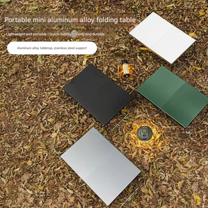 Ultra-Light Aluminum Alloy <b>Camping</b> <b>Table</b> <b>Foldable</b> Rectangular Portable for Outdoor Casual Dining <b>Camping</b> - Product Image 2
