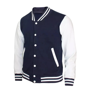 Veste universitaire de haute qualité avec col, poignets et ourlet côtelés – Vêtement d'extérieur premium pour les marchés de la mode et des loisirs sportifs - Product Image 4