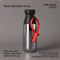 Termos Modernos con Aislamiento al Vacío, Doble Pared, Acero Inoxidable 304, Botella de Agua, Taza de Café Portátil, Taza de Viaje