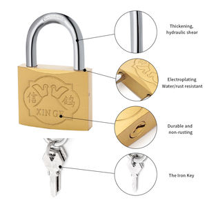 बहु आकार का कारखाना इमिएट पीतल पदलॉक यात्रा सामान एंटी-चोरी सामान 50 मिमी पैड लॉक सेक्योरिटिपैडलॉक निर्माता - Product Image 5