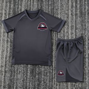 Seragam Sepak Bola Thailand, Kaos Sablon Heat-Transfer 100% Polyester Cepat Kering Kerah Bulat Nama & Logo Tim Custom Unisex - Product Image 3