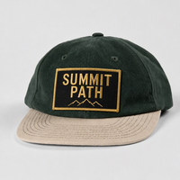 Casquette de baseball personnalisée à 6 panneaux, profil bas, en sergé, avec patch brodé, sangle réglable à boucle, casquette snapback unisexe pour l'extérieur