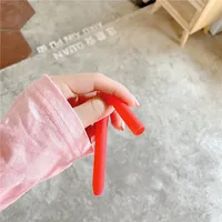 Étuis en silicone souple pour téléphone portable Kawaii 1/2 Gen Tablet Touch Pen Stylus Cover Anti-Fall Pommes Pencil