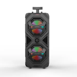 SING-E ZQS 8212 Sistem Teater rumah daya tinggi peralatan Dj troli Subwoofer Speaker bluetooth 40 watt