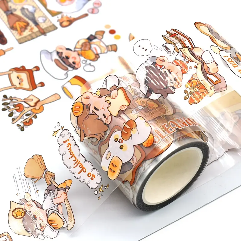 China Factory Best Transparent Masking Tape PET Tape Washi Tape