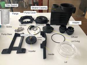 सुपर फ्लो पूल पंप पूर्ण गीला अंत किट हैवार्ड सुपर ii पंप प्रतिस्थापन भागों पूरे कॉम्बो - Product Image 6