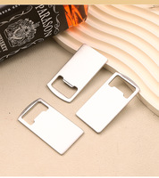 Ouvre-bouteille de vin de sublimation portable pressé ouvre-bouteille de bière de boisson gazeuse en acier inoxydable créatif