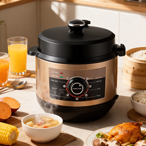 Cuisinière électrique multifonctionnelle, multicuiseur, cuiseur à riz commercial, cuve intérieure en acier inoxydable, appareils de cuisine KC04024 - Product Image 1