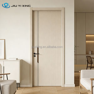 Porte creuse en WPC préinstallée Jiuyixing avec cadre fini, montage facile, style ouverture gauche/droite - Product Image 3