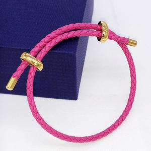 Bracelet à boucle en acier inoxydable, tendance et populaire, Bracelet réglable en cuir pour Couple, pour femmes et hommes, Offre Spéciale - Product Image 4
