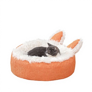 Weiches und Bequemes Plüsch-Kissen Katzenbett, Geeignet für Wohnungskatzen - Product Image 1