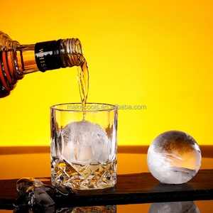 Wholesale TPR <b>Silicone</b> Ice Cube Mold Spherical Ice Ball Tray with Lid Kitchen <b>Tools</b> for Refrigerator Box Packing - Product Image 1