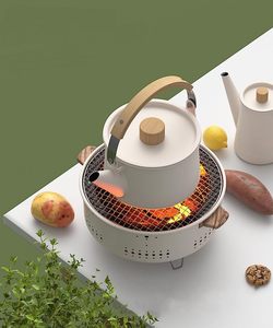 Barbecue au charbon de bois commercial de style japonais EU - Portable pour le camping en plein air - Product Image 3