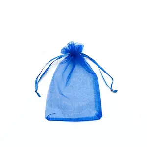 7*9 cmオーガンザ巾着袋ロゴなしお買い物用高品質オーガンザバッグ