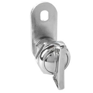 Cerradura de Cilindro de Alta Resistencia con Giro de Cuarto de Vuelta, Sin Llave, de Aleación de Zinc Cromada para Gabinetes de Juegos de Tragamonedas, OEM Disponible - Product Image 1