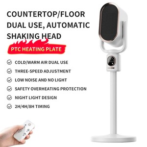 1800W PTC Ceramic Fan <b>Heater</b> with Remote Control Timer and Oscillation for Portable Indoor Heating in Home and Office <b>Spaces</b> - Product Image 1