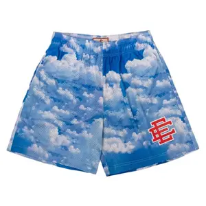 2022 summer custom Eric emanmanuel Shorts EE full Printing Casual Men fitness Beach eric emmanuel mesh Short