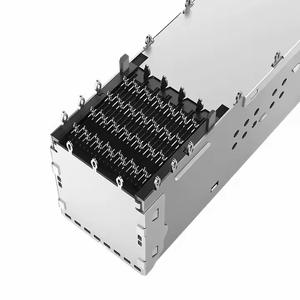 <span class=keywords><strong>Cage</strong></span> de module optique SFP à fibre optique TE de remplacement 2198318-8, à montage traversant, 40 broches, ZSFP+, empilable, 2x1 ports, à enfoncement - Product Image 3