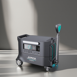 Station d'alimentation solaire 2000Wh avec port de charge sans fil, chargeur allume-cigare 2400W, capacité de batterie 2048Wh, stock UE - Product Image 1