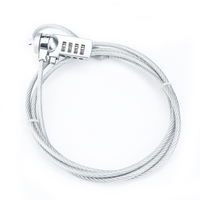 Cable de Hardware de seguridad antirrobo Universal de aleación de Zinc, combinación de ordenador, candado para ordenador portátil