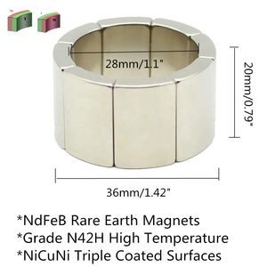Imán de neodimio de arco N42SH, 220V, segmento generador de CA, <span class=keywords><strong>imanes</strong></span> para Motor bldc - Product Image 6