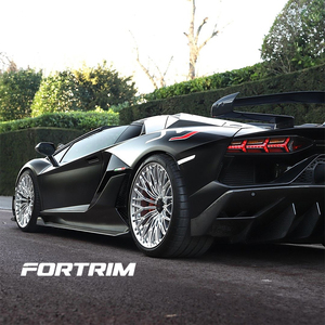 Rines FORTRIM Forjados para Autos de Pasajeros, Diseño Pulido, 5x112 5x114.3 5x120, 20 22 24 26 Pulgadas, para Lamborghini, <span class=keywords><strong>BMW</strong></span> X4, Audi - Product Image 1
