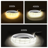 Haute qualité 3000k chaud blanc froid 5M LED bande lumineuse 2835 SMD 6mm 24V 12V étanche PVC Flexible LED bande pour voiture TV cuisine
