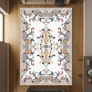 Tapis de luxe moderne classique personnalisé en laine tuftée à la main, couleur unie, écologique, antidérapant, lavable et doux pour la maison - Product Image 5