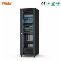 Armoire serveur professionnelle FINEN F800 42U, stockage à grande échelle, matériau ignifuge pour la vente en gros, garantie 10 ans
