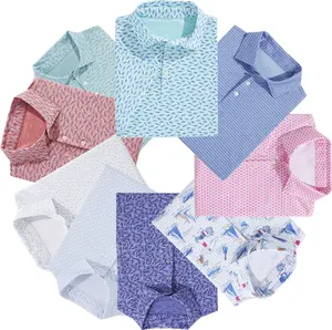 China Manufacturer Custom Digital Print Pattern Mens Clothing Sports Golf Polo Shirt Regular Fit Quality Men's Polo Tshirt