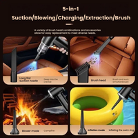 Aspirateur souffleur portable rechargeable sans fil pour la maison, le bureau et le nettoyage de voiture