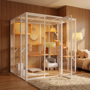 Condominio de Lujo de Madera para Mascotas, Árbol Rascador para Gatos, Mueble Grande para Gatos de Interior, Casa para Gatos - Product Image 1
