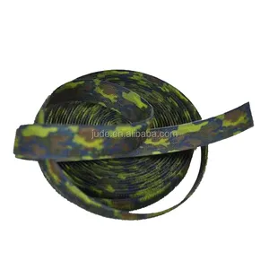 Jude Nylon Hook & And Loop Magic Tape Printed Camouflage Camo Pattern Webbing For Uniform