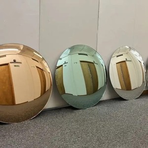 <span class=keywords><strong>Modern</strong></span> ev iç duvar için dekoratif ayna yüzey paslanmaz çelik çanak duvar Metal sanat heykel - Product Image 2
