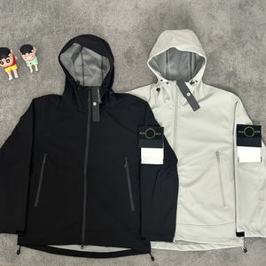 Chaqueta <span class=keywords><strong>Vintage</strong></span> para Hombre 2025 Capa Exterior Funcional con Teñido en Prenda Distintivo Estilo Stone Island Resistente a la Intemperie y <span class=keywords><strong>de</strong></span> Rendimiento Urbano - Product Image 1