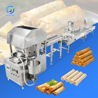 OCEAN Ligne de production entièrement automatique de rouleaux de poulet philippins, machine à faire des lumpias, machine à rouleaux de riz vietnamiens