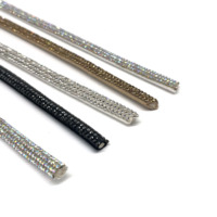 Décoration de sandales à cordon en strass personnalisée pour accessoires de fabrication de chaussures
