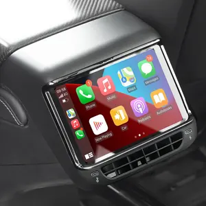 Modello Hansshow 3/Y 7 "LCD schermo posteriore Carplay e Android Display automatico per Tesla schermo sul sedile posteriore 2020-2023