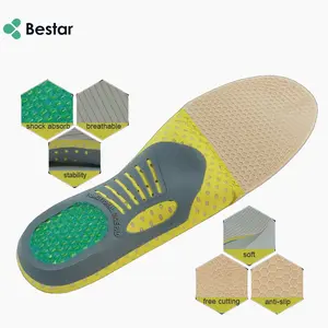 Full Length Ultra Orthotic Hỗ Trợ Đế Lót Bàn Chân Phẳng Đế Cho Viêm Cân Gan Chân