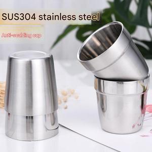 Taza aislada de doble capa de acero inoxidable 304 coreana para hoteles Catering Restaurantes Cerveza al aire libre y olla caliente de BBQ - Product Image 3