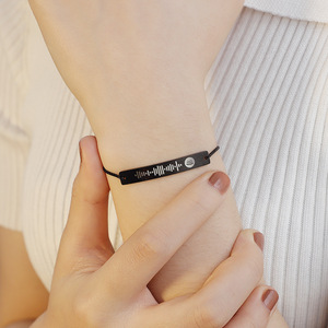 Winwinwin-<span class=keywords><strong>pulsera</strong></span> de acero inoxidable con grabado de código, envío directo, <span class=keywords><strong>Spotify</strong></span> Premium - Product Image 3
