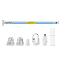 Motor Tubular Inteligente Zemismart Tuya WiFi de 16 mm para Persianas Enrollables, con Batería Integrada y Carga Tipo C, para Tubos de 17 mm, 20 mm, 25 mm y 28 mm