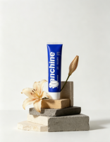 Tube souple en plastique bleu foncé imprimé sur mesure, emballage OEM de 120 ml pour dentifrice avec bouchon à vis pour produits de soins bucco-dentaires