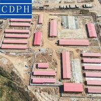 Bâtiment de bureau modulaire pour camp de réfugiés, abri temporaire préfabriqué, structure en acier galvanisé pour les secours d'urgence et la solidarité humaine