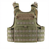 Gilet tactique OEM découpé au laser sur mesure, à dégagement rapide, avec système MOLLE, pochette pour chargeur, réglable, fabriqué en usine
