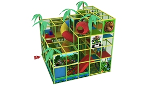 Équipement souple usagé pour jouer à la dinde Structure en maille pour aire de jeux intérieure pour enfants à vendre jeu <span class=keywords><strong>d</strong></span>'intérieur escalade préférée des enfants - Product Image 3