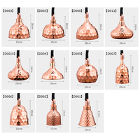 WINNERS Lampe chauffante décorative en or rose pour aliments, lampe chauffante à suspension élastique pour buffet, lumières chaudes pour station de buffet
