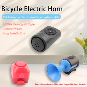 <span class=keywords><strong>Klaxon</strong></span> électrique universel pour <span class=keywords><strong>vélo</strong></span> de montagne, super puissant, rechargeable par USB, étanche, pour guidon, avertissement de sécurité - Product Image 2